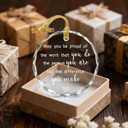 May You Be Proud of The Work You Do The Person You are and The Difference You Make, Thank You Gifts, Appreciation Gifts, Proud of You Gift, Employee Gift, Crystal Christmas Ornament