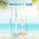 2 x Firework Water Gun, 2PCS Fireworks Water Gun, Couples Romantic Firework Style Water Guns, High Pressure Pull-Out Sprinkler Spray Toys for Pool Party, Bathing