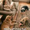 Tough Dog Toys for Aggressive Chewers: 3 Pack Dog Chew Toys, Indestructible Dog Toys for Large Dogs, Durable Heavy Duty Hard Big Toy for Super Chewer 25-90lbs, Bacon Flavor, Keep Them Busy