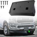 Front License Plate Frame for Dodge Ram 2500/3500 / 4500/5500 2019 2020 2021 2022 2023 2024 2025 Front Bumper License Plate Holder Mounting Bracket Cover Replace # 68362197AA CH1068166