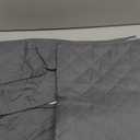 Turquoize 2 Pack Waterproof Armrest Covers for Chairs and Sofas Couch Arm Covers for Sofa Armrest Covers with Side Pocket Anti-Slip Furniture Protector Washable Armrest Slipcovers Set of 2, Gray (Single Diamond- Gray)