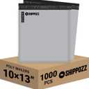 Shippozz 10x13 Poly Mailers 1000 Pack, Durable Waterproof Polymailers for Shipping Clothes, Self Seal Mailing Bags for Small Business Packaging Supplies, Mailing Envelopes for Books, and Accessories