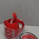 OVENTE Electric Kettle, 1.7L Fast Boiling Water Heater for Coffee or Tea, BPA Free with Water Level Gauge, Auto Shut-Off, Boil-Dry Protection, Indicator Light and Removable Filter, Red KP72R