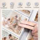 Artfeel Photo Album 4x6 with 300 Pockets,Slip-in Picture Albums,Linen Cover Memory Book with Front Window,White Page Vertical Photo Book for Wedding,Family,Anniversare,Baby,Vacation