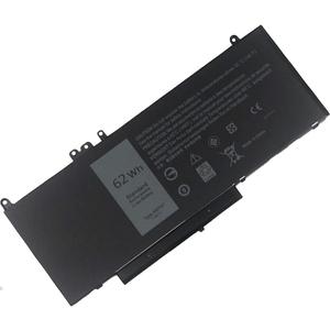 Fully. New 6MT4T Replacement Laptop Battery Compatible with Dell Latitude E5470 E5570 Precision 3510 0HK6DV 079VRK TXF9M 0TXF9M - 7.6V 62Wh