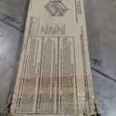 Max & Lily Full Over Full Bunk Bed with Ladder, Solid Wood Platform Bed Frame for Kids, 14" Safety Guardrails, Easy Assembly, No Box Spring Needed, Natural