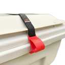 Can Lock Strap (Bin Not Included) The ONLY One with The Handle! Keep Hands Clean. No Drilling - No Tools. Can Lid Lock Security