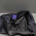 Pawaboo Pet Dog Sling Carrier, Hand Free Drawstring Dog Papoose with Adjustable Strap, Breathable Mesh Bag for Puppy Cat, Crossbody Satchel Dog Purse with Pocket for Outdoor, Dark Gray+Black, Medium