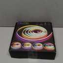 PAUTIX RGB Smart IC COB LED Strip Light Addressable 32.8ft/10m,UL-Listed 24V Color Flowing Strip Light Multicolor Flexible Tape Lights with APP Control/Music Mode,for TV,Bedroom,Party DIY Decoration