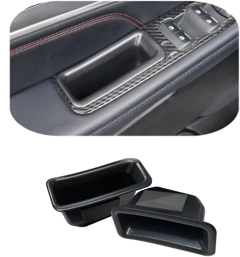Vesul Front Row Door Side Storage Box Compatible with Ford Explorer 2016 2017 2018 2019 Armrest Phone Container Door Organizer Handle Pocket ABS Tray Insert Glove Pallet