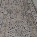 Hallway Washable Runner Rug - 2'6x14 Kitchen Rugs Entryway Rug Runner Vintage Soft Floor Mat Non Slip Indoor Farmhouse Carpet for Bathroom Living Room Bedroom (2'6''x14', Beige)