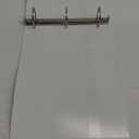 Avery Durable Clear View 3 Ring Binders, 2 Inch EZD Rings, 1 White Binder (09501)