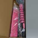 SEAAES 35 Inch Ice Scraper and Snow Brush for Car Windshield, Extendable Snow Scraper Brush with Foam Grip for Truck SUV Vehicle Window - Pink