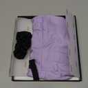 Mulberry Silk Bonnet for Sleeping Women Men, Real Silk Lined Sleep Cap with Adjustable Strap, Hair Wrap Slouchy Beanie for Curly Hair (D05-Purple)