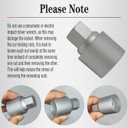 054 Wheel Locking Nut Key Socket Compatible with BMW Series, (Socket OD 29mm - ID 25mm), Wheel Anti-Theft Lug Nut Removal Tool, Anti-Theft Screw Remover