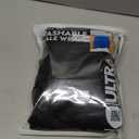 PAW Inspired Belly Band Male Dog WRAP Washable, Black, Black Lining, Medium, 3 Count