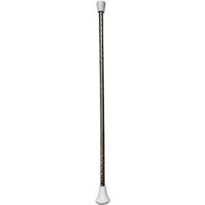 Twirling Baton Spinning Dance Baton Metal Gymnastics Parade Stick for Child in Majorette (White, 1 Pack)