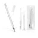 TEONEI Eyebrow microblading Marker Pen,Skin Marker Pen,Eyebrow Permanent Makeup Position Mapping Mark Tools (White)