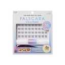 Clear Band False Eyelashes, Lash Extension Kit, Feathery & Wispy, Natural Volume, 8mm-10mm-12mm, Includes Bond & Seal, Precision Applicator & 36 Lash Clusters