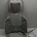 Mynt FSA Eligible HSA Approved Shiatsu Neck and Back Massager for Chair with 10 Deep Kneading Nodes, 2D & 3D Adjustable Back Massage with Heat, Portable Massage Chair Pad (Gray)