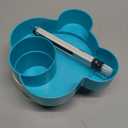 BlueOrigin Car Seat Snack Tray - Travel Tray for Kids Car Seat, Stroller, Booster and Anywhere with a Cup Holder, Toddler Road Trip Essentials Food Plate for Snacks, Toys, Entertainment (Teal)