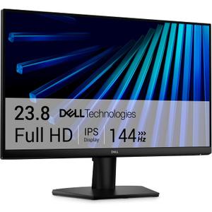 Dell 24 Monitor - SE2426H - 23.8-inch FHD (1920x1080) 144Hz 1ms Display, in-Plane Switching (IPS) Technology, AMD FreeSync, TV 3-Star 2X HDMI, Tilt
