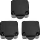 3pcs Wardrobe Cabinet Light Switch Model 202A 2A 250V Automatic Reset Door Switch Black