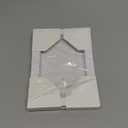 Egofine 5x7 White Picture Mats Pack of 14, Frame Mattes for 4x6 Pictures, Acid Free, 1.2mm Thickness, with Core Bevel Cut