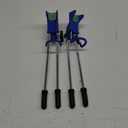 Fishing Rod Holders for Bank Fishing, Fishing Pole Holders for Ground 360 Adjustable, Bank Rod Rack Stand, Fish Pole Holder for Beach, Gifts for Men Birthday