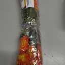 6 Bundles Silk Geraniums Artificial Flowers for Outdoors, UV Resistant Faux Plants Realistic for Garden Patio Porch Window Box Home Indoor Outdoor Decor (6, Orange-Yellow)