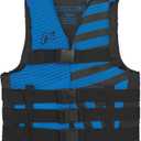 Airhead Trend Life Jacket, Coast Guard Approved, Men's, Women's and Youth Sizes (Blue)