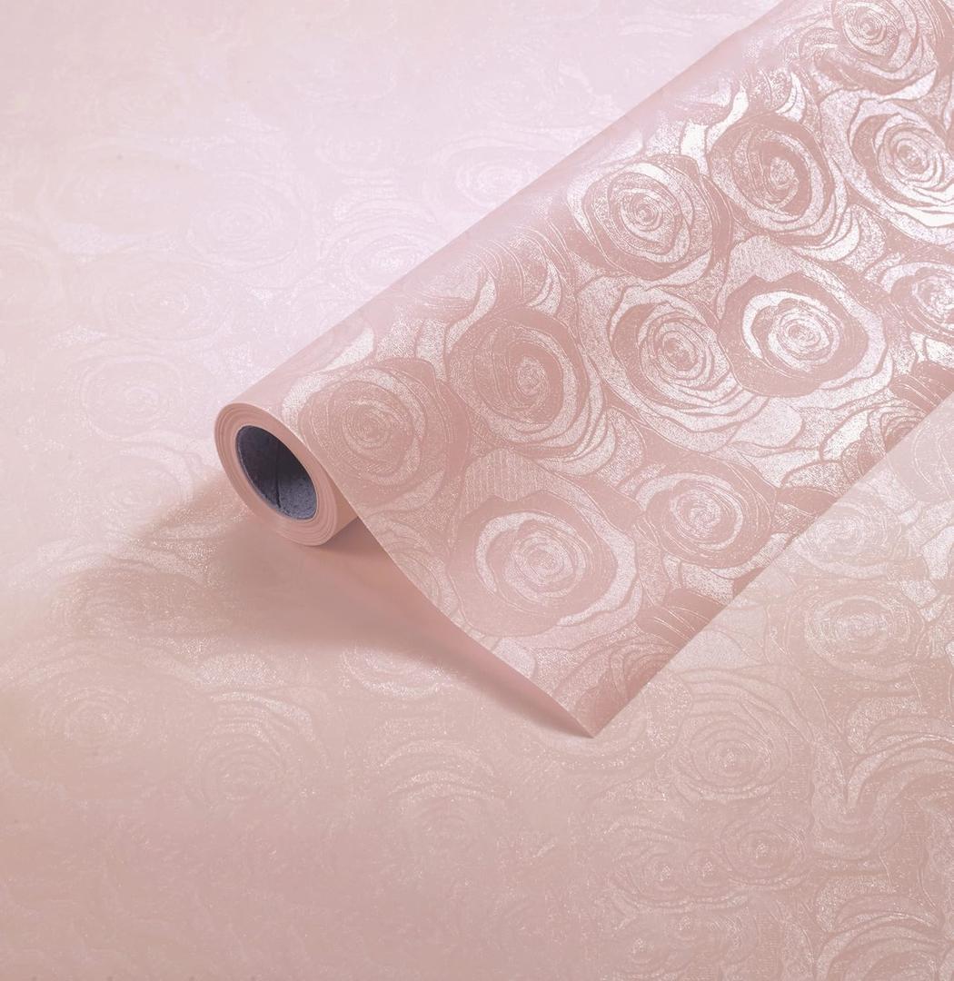 LWFyyds Flower Wrapping Paper - Waterproof Floral Bouquet Wrapping Paper, Florist Supplies Packaging Paper for Wedding Birthday Gift DIY - Gouache