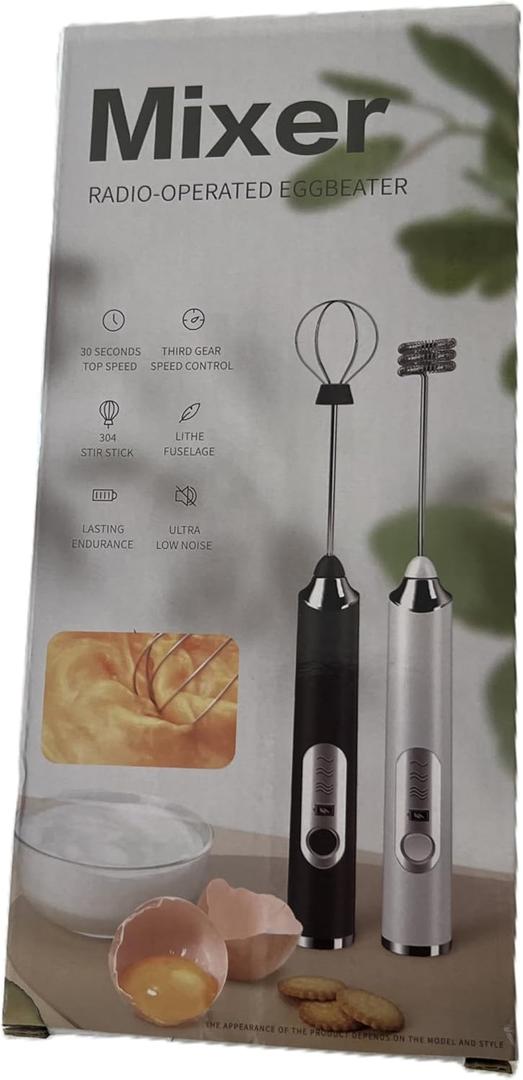 USB Powered Electric Milk Frother with 3 speed control. Comes with 3 detachable mixers.