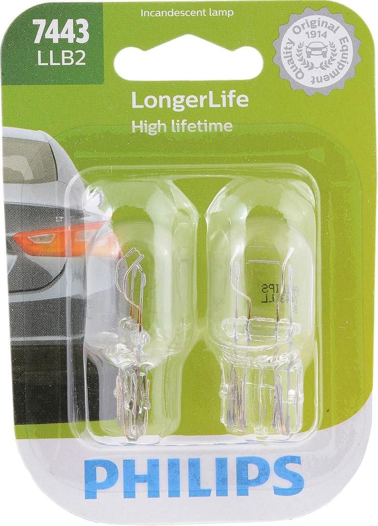 Philips LongerLife Mini Bulb - 7443LLB2