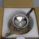 HIWARE 1000ml Glass Teapot with Removable Infuser, Stovetop Safe Tea Kettle, Blooming and Loose Leaf Tea Maker Set (33 oz)