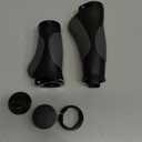 PRUNUS Bike Grips Rubber Ergonomic Antislip Handlebar Grips for MTB Bicycle Mountain, Black