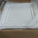 Art3d PVC Ceiling Tiles, 2'x2' Plastic Sheet in White (48-Pack)