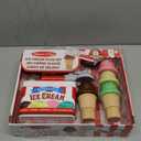 Melissa & Doug Scoop and Stack Ice Cream Cone Wooden Magnetic Pretend Play Food Set, Preschool Toy Play Ice Cream Set, Pretend Food, Toy for Toddlers and Kids Ages 3+ - FSC-Certified