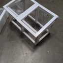 Mini Tabletop Greenhouse 12"x8"  Compact Indoor Plant House with Clear Acrylic Panels & Wood Frame with 4" Pots for Herbs, Seedlings, Cuttings & Propagation - Cat Safe