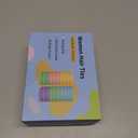 100Pcs Soft Cotton Seamless Hair Bands, Large Ponytail Holders for Thick and Thin Hair, Elastic Hair Accessories for Women, Men, and Girls