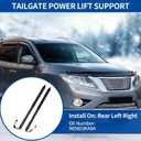X AUTOHAUX Rear Left Right Tailgate Power Lift Support for Nissan Pathfinder Platinum SL 2013-2015 Liftgate Power Hatch Shock Strut 905603KA0A/90560-3KA0A Electric Trunk Power Liftgate 1 Pair