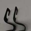 EldHus Headrest Hooks for Purses and Bags, 2 Pack Car Seat Hooks for Grocery Bag Handbag, Metal Car Purse Holder Covered by Leather, Black