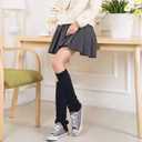 Loritta Womens Leg Warmers Winter Warm Knit Long Boot Socks Slouch Knee High 80s for Party