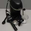 Coffee Machine, 3.5 Bar Espresso & Cappuccino Machine with Steam Wand, Compact Design Coffee Maker for Latte, Safety Lock & Tritan Cups, 800w, Black