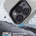 Compatible with iPhone 15 Pro Max case Fits MagSafe 10FT Drop Resistant Matte Skin Feeling Shockproof Back Cover Fits iPhone 15 Pro Max Phone CasesGrey