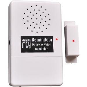 Remindoor. Open Door Alarm, with Verbal Voice, Reminding You to Take Your Keys, Wallet, Cell Phone, and is Stove Off. for Seniors and Forgetful People On The Go. by Hawaiian Itch.