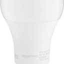 Amazon Basics A19 LED Light Bulbs, 100W Equivalent, Daylight White 5000K, Energy Efficient 15W, Non-Dimmable, 10,000 Hour Lifetime, 2-Pack