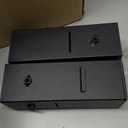 College Dorm Bed Risers 3.15" Diameter Carbon Steel Metal Bed Riser Square Tall Bed Riser for Wooden Bed Frame Table Adjustable Height 3.2" or 5.1", Supports up to 10,000 lbs