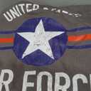 USAF Retired Air Force Military Retirement Gift Hoodie Pullover Hoodie (Small, Black)