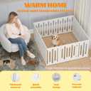 Dog Playpen Indoor for Puppies & Small Dogs, 24 Inch 15 Panel